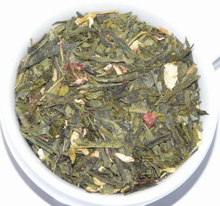 Herbata zielona - Truskawki w Śmietanie